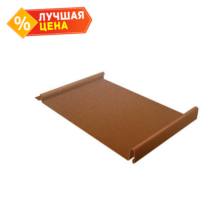 Фальцевая кровля Кликфальц Grand Line 0,5 Quarzit Cuprum Steel